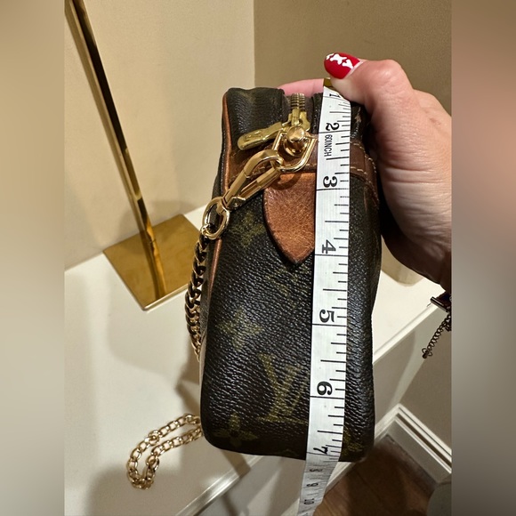 Authentic Louis Vuitton Compiegne 28 w/added unbranded chain - Picture 5 of 14